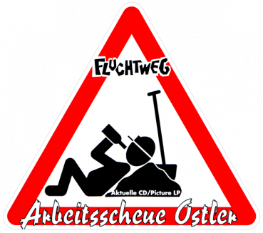 FLUCHTWEG - Verkehrsschild Sticker