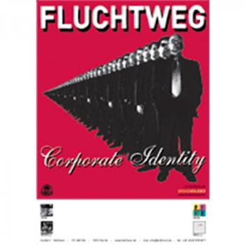 FLUCHTWEG - Corporate Identity Poster