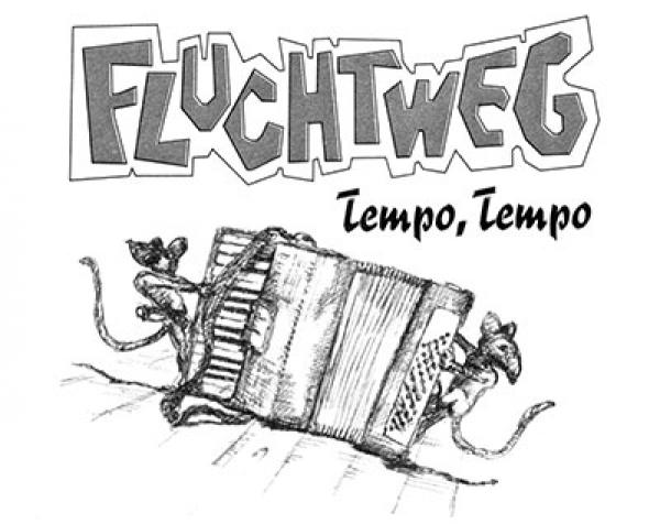 FLUCHTWEG - Tempo, Tempo Sticker