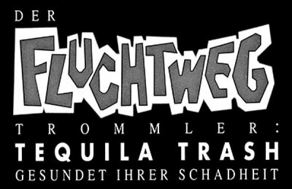 FLUCHTWEG - Tequila-Slogan Sticker
